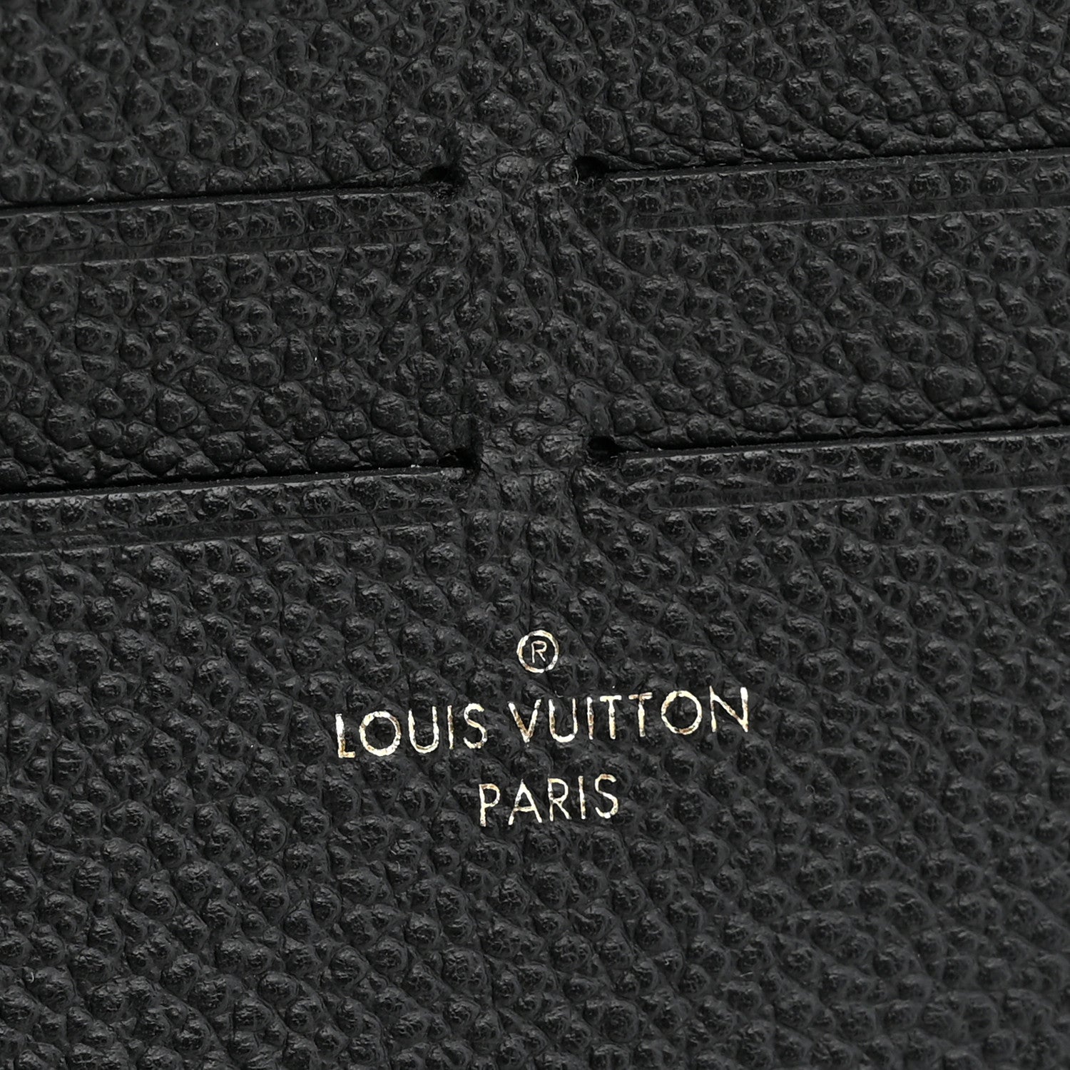 Louis Vuitton Calfskin Felicie Chain Wallet Card Holder Insert Black 6 of 6