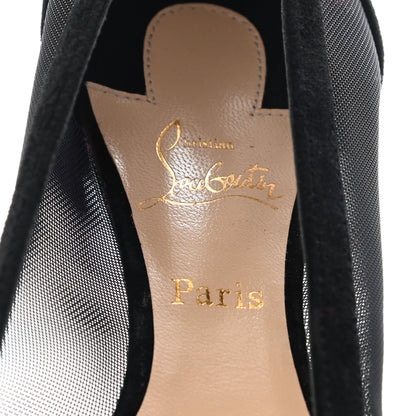 Christian Louboutin Veau Velours Rete Galativi Flats 35.5 Black 6 of 9