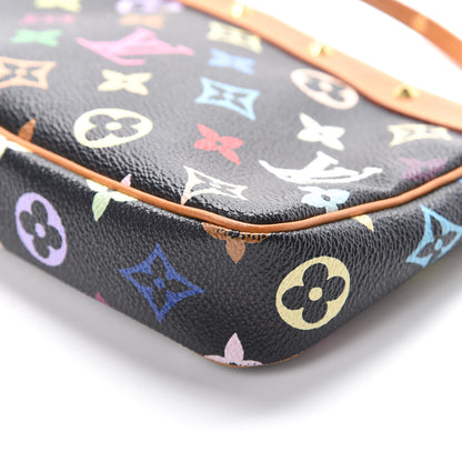 Louis Vuitton Monogram Multicolor Pochette Accessories Black 12 of 14