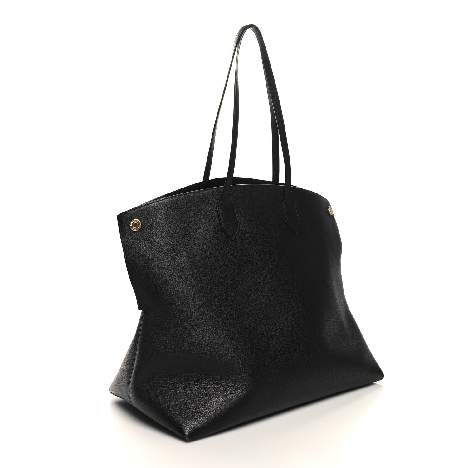 Burberry Calfskin Large Society Tote Black 3 of 14