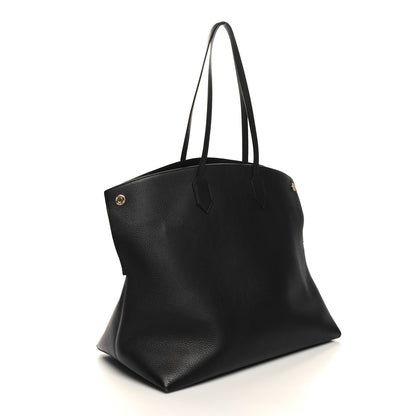 Burberry Calfskin Large Society Tote Black 3 of 14