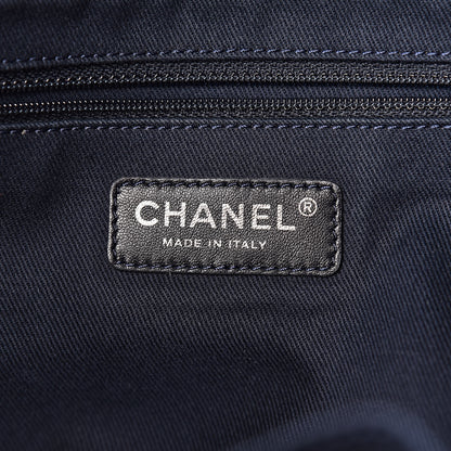 Chanel Denim Large Shopping Tote Blue 6 of 11