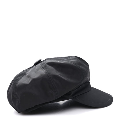 Prada Re-Nylon Newsboy Hat S Black 5 of 9