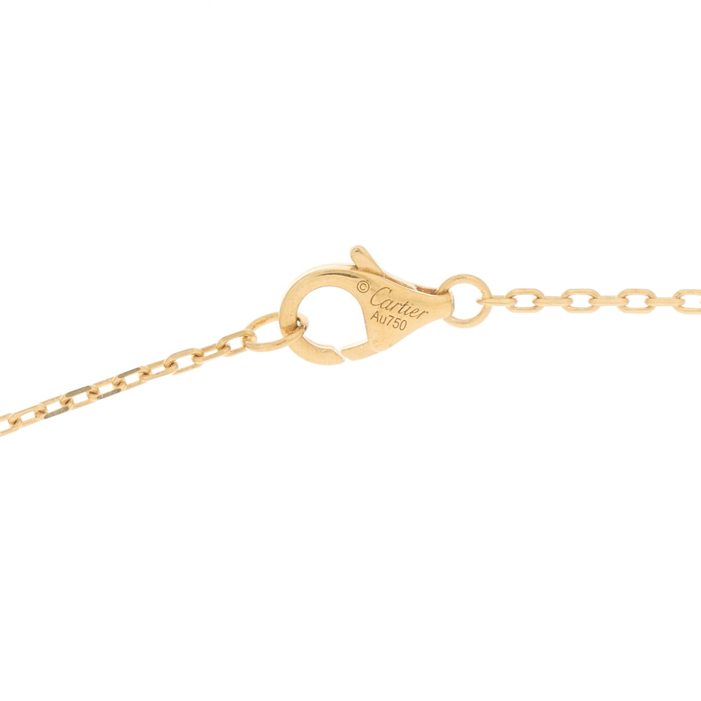 18K Pink Gold Diamond Juste Un Clou Pendant Necklace