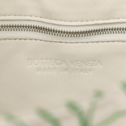 Bottega Veneta Lambskin Maxi Intreccio Overlock Stitched Cassette Crossbody Bag White Parakeet 6 of 11