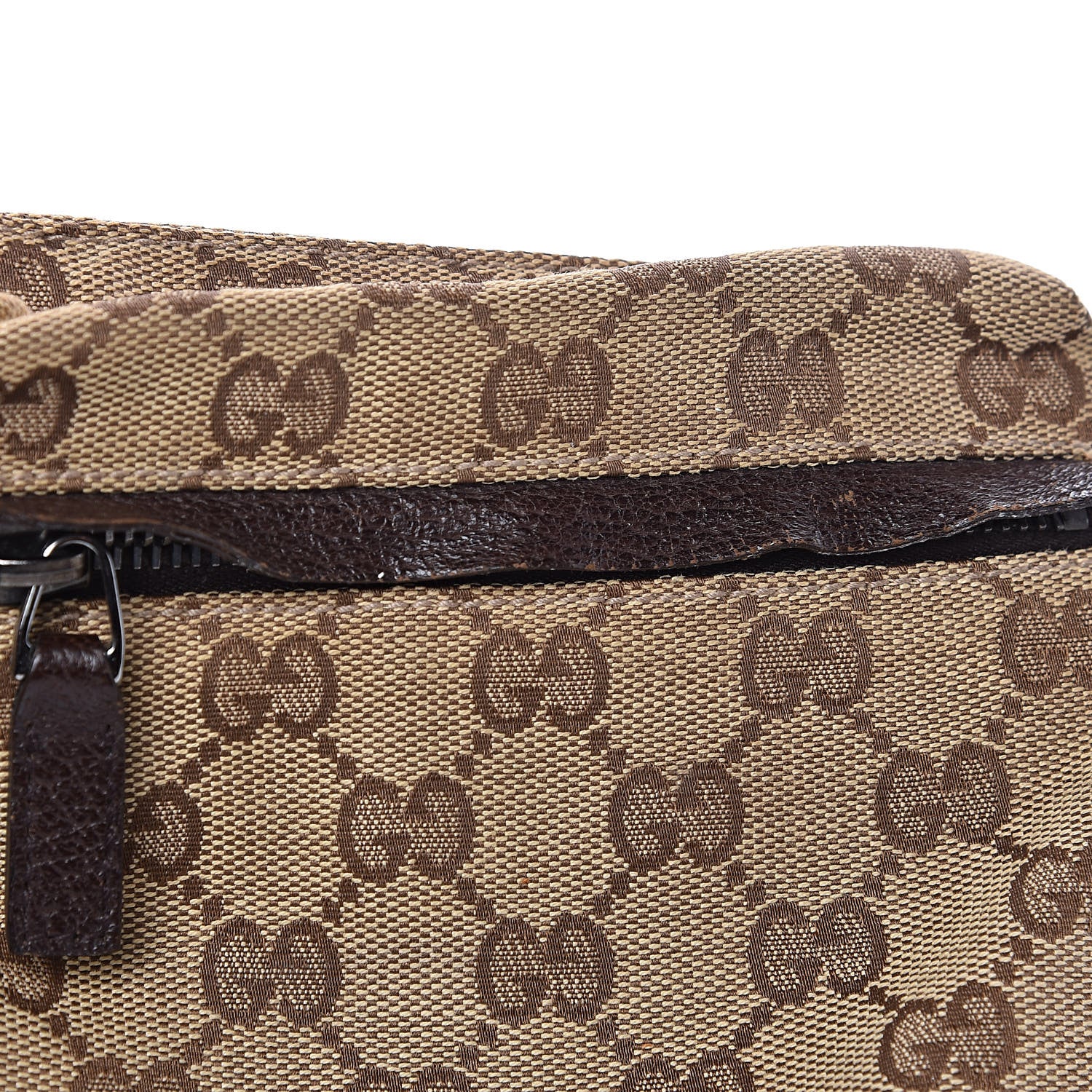 Gucci Monogram Web Belt Bag Dark Brown 9 of 11