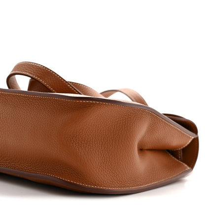 Hermes Taurillon Clemence Halzan 31 Gold 10 of 10