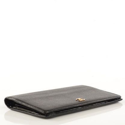 Chanel Goatskin CC Yen Wallet Black 4 of 8