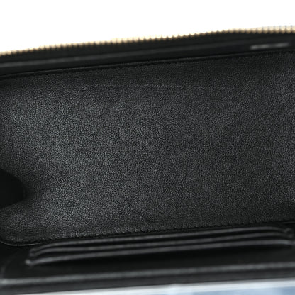 Chanel Lambskin Quilted Small Top Handle Vanity Case With Chain Black 5 of 12
