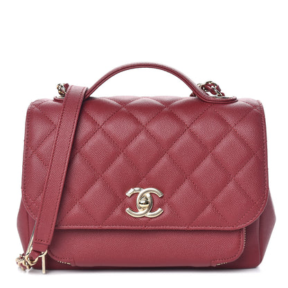 Chanel Caviar Quilted Medium Business Affinity Flap Burgundy 1 of 10