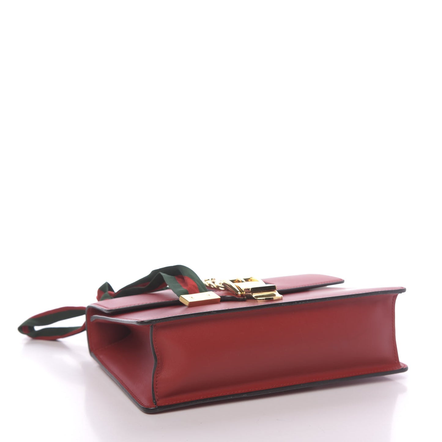 Calfskin Small Sylvie Shoulder Bag Hibiscus Red
