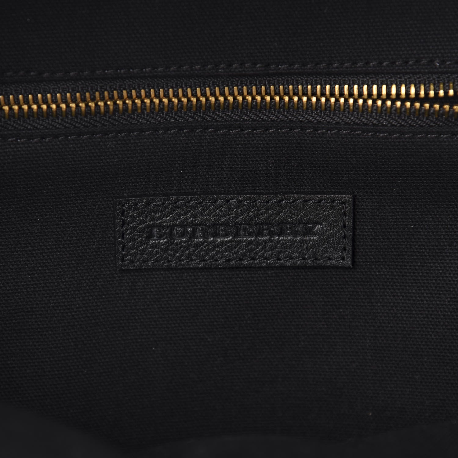 Burberry Mega Check Calfskin Abbeydale Simple Backpack Black Camel 7 of 8