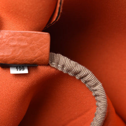 Prada Neoprene Logo Shopping Tote Orange 9 of 11