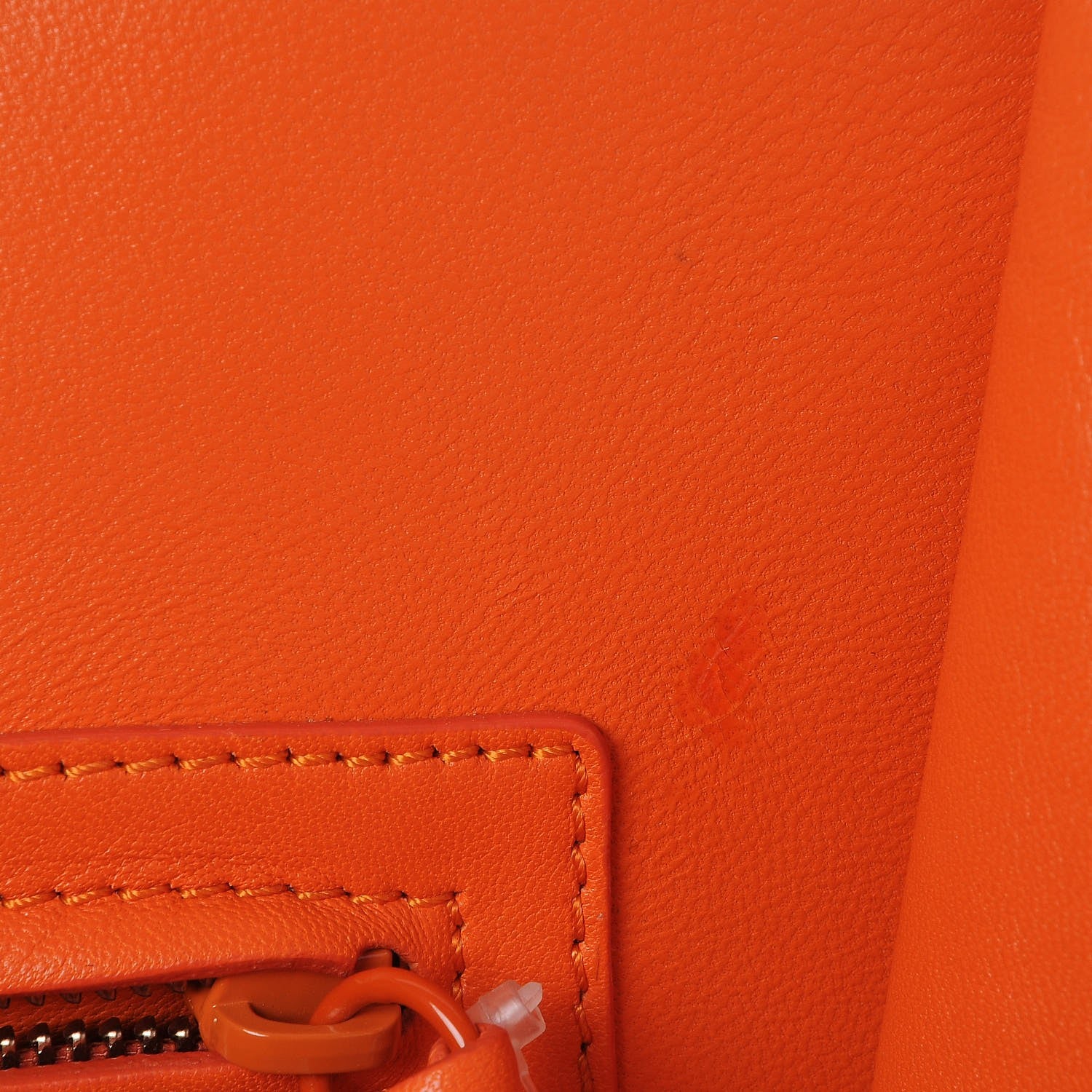 Celine Pony Hair Medium Phantom Luggage Orange 6 of 9