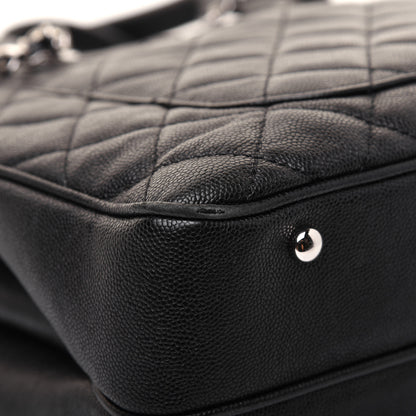 Chanel Caviar Quilted Urban Companion Top Handle Shopping Tote Black 19 of 23