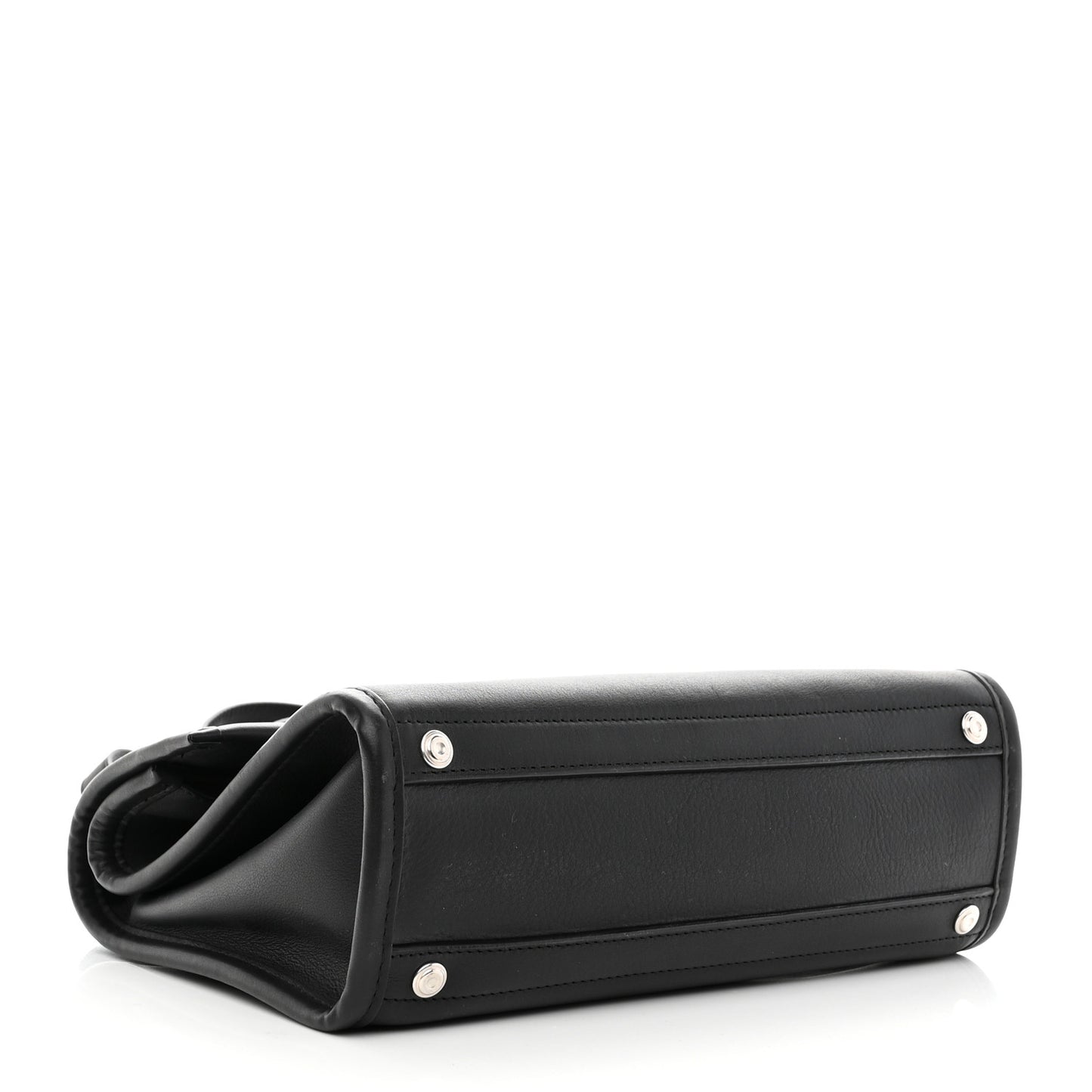 Veau Soyeux Small Tool Satchel Black