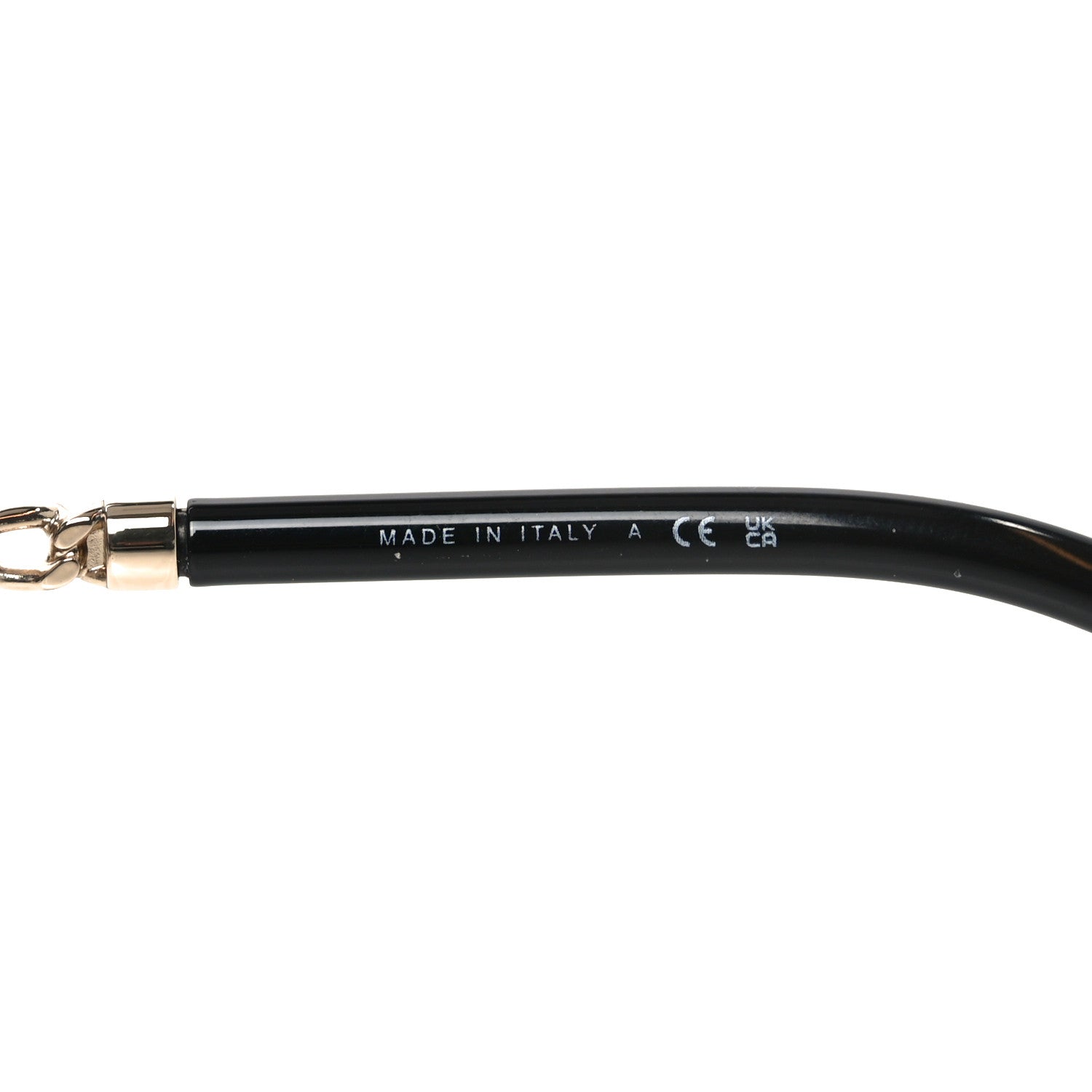 Chanel Chain Square Sunglasses 4244 Black Gold 6 of 7