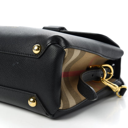 Burberry Derby Calfskin House Check Small Camberley Black 7 of 10