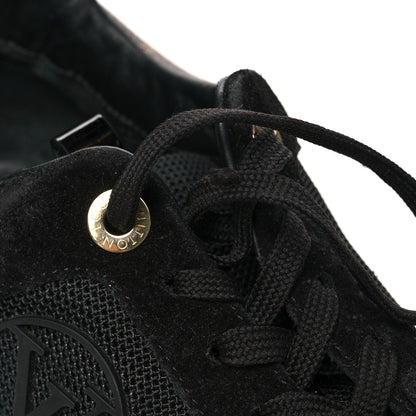 Louis Vuitton Suede Monogram Run Away Sneakers 36.5 Black 7 of 9