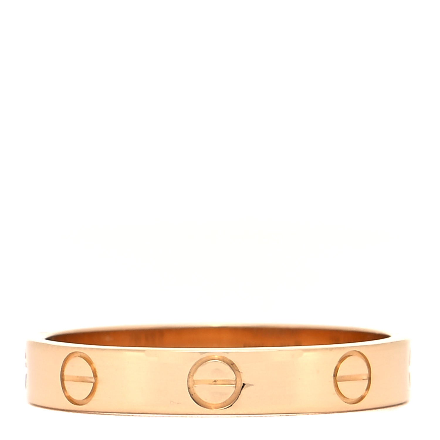 Cartier 18K Yellow Gold 3.5mm LOVE Wedding Band Ring 58 8.5 3 of 5