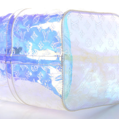 Louis Vuitton PVC Monogram Keepall Bandouliere 50 Iridescent Prism 6 of 9