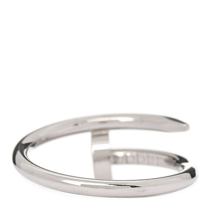 Cartier 18K White Gold Small Juste Un Clou Ring 48 4.5 3 of 5