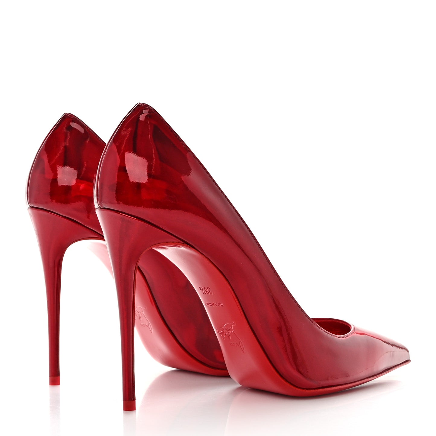 Metallic Patent Psychic So Kate 100 Pumps 38.5 Loubi