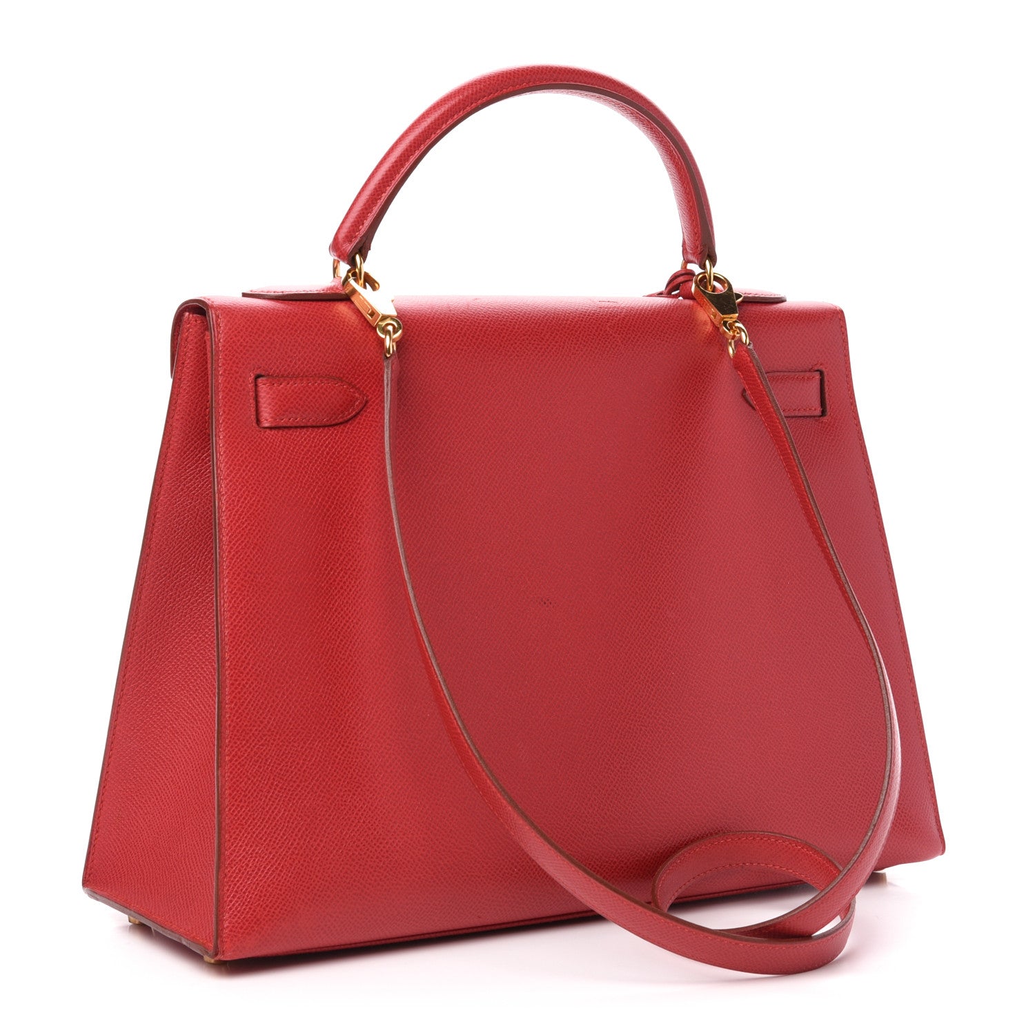 Hermes Courchevel Kelly Sellier 32 Rouge Vif 4 of 36