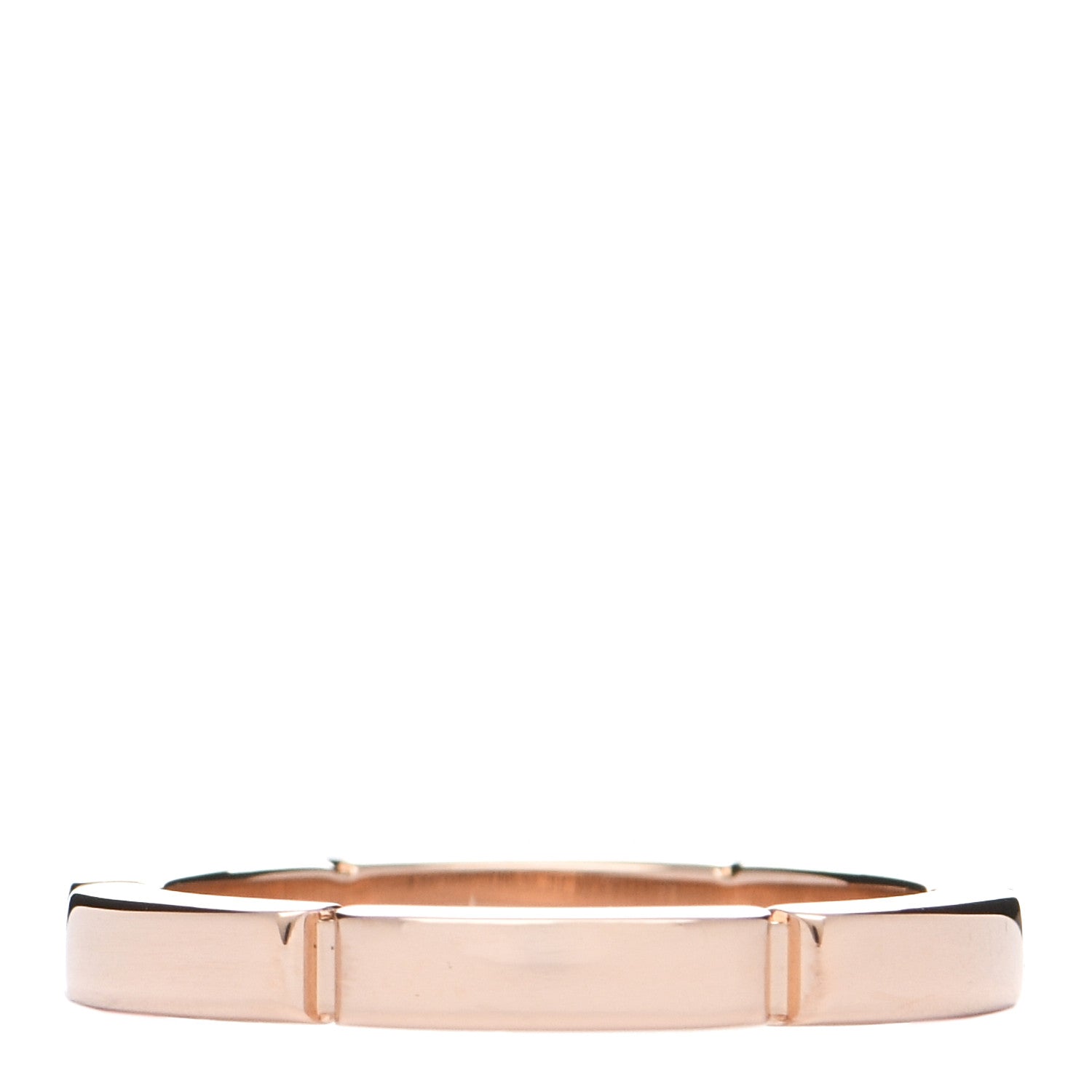 Cartier 18K Pink Gold Diamond Maillon Panthere Wedding Band Ring 49 4.75 3 of 6