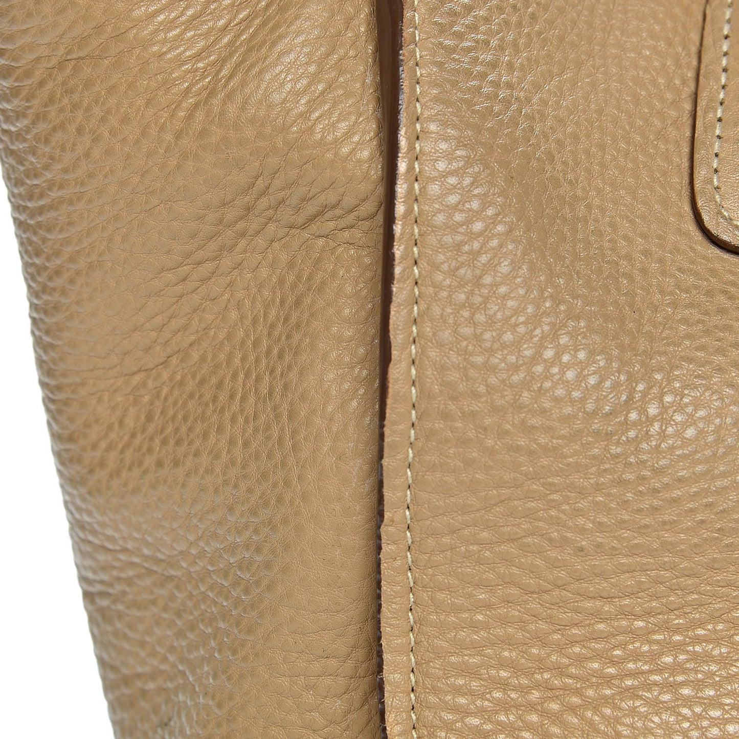 Vitello Daino Shopping Tote Sughero