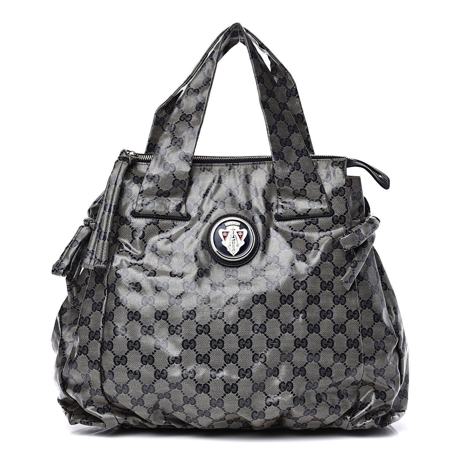 Gucci Crystal Monogram Hysteria Tote Navy Blue 1 of 10