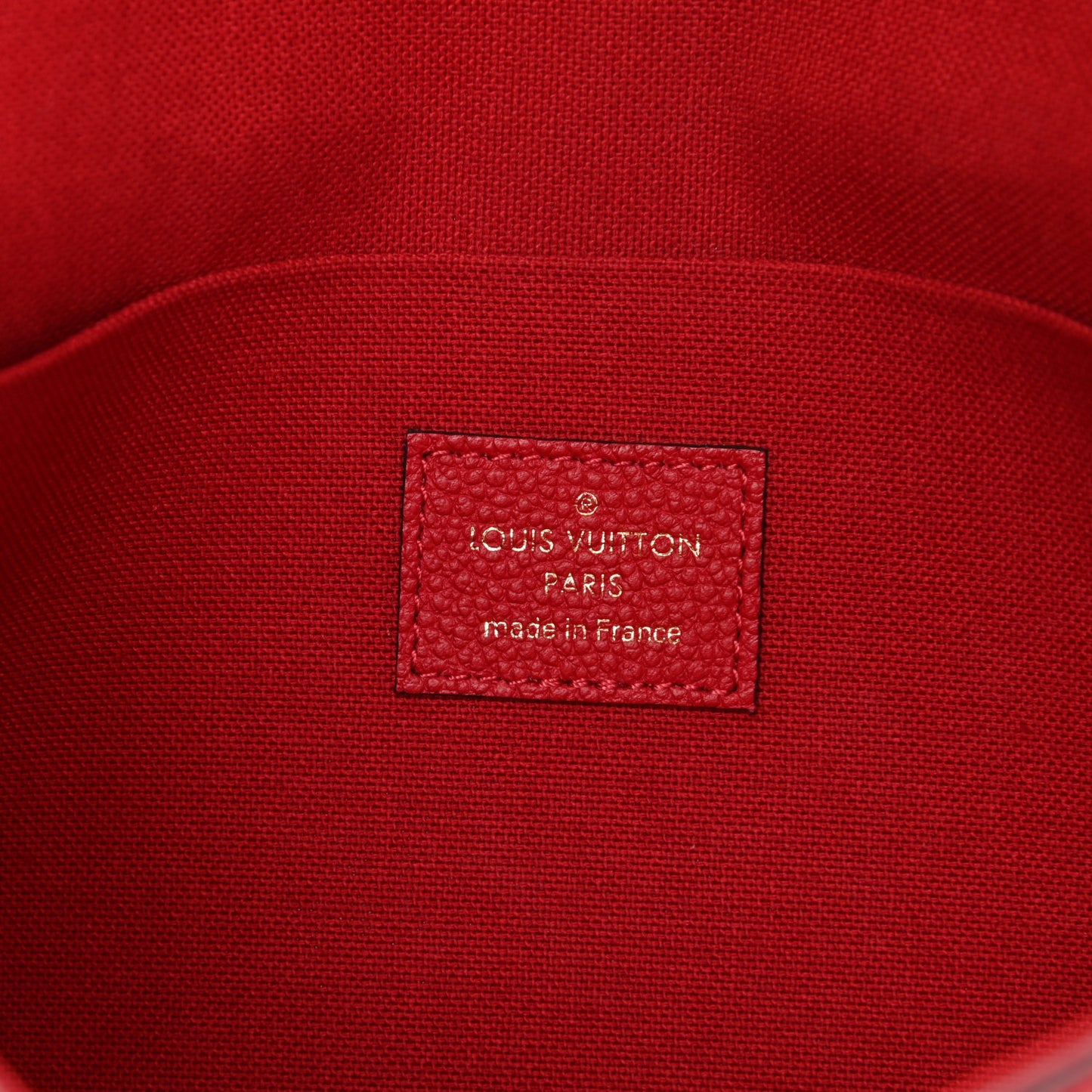 Empreinte Pochette Felicie Chain Wallet Scarlet