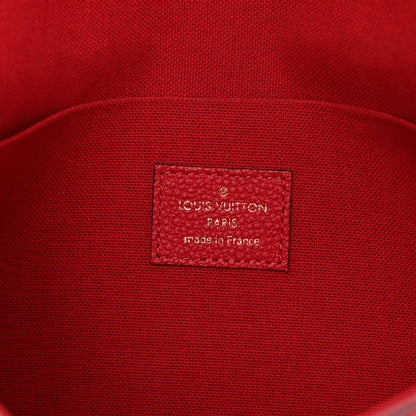 Louis Vuitton Empreinte Pochette Felicie Chain Wallet Scarlet 7 of 11