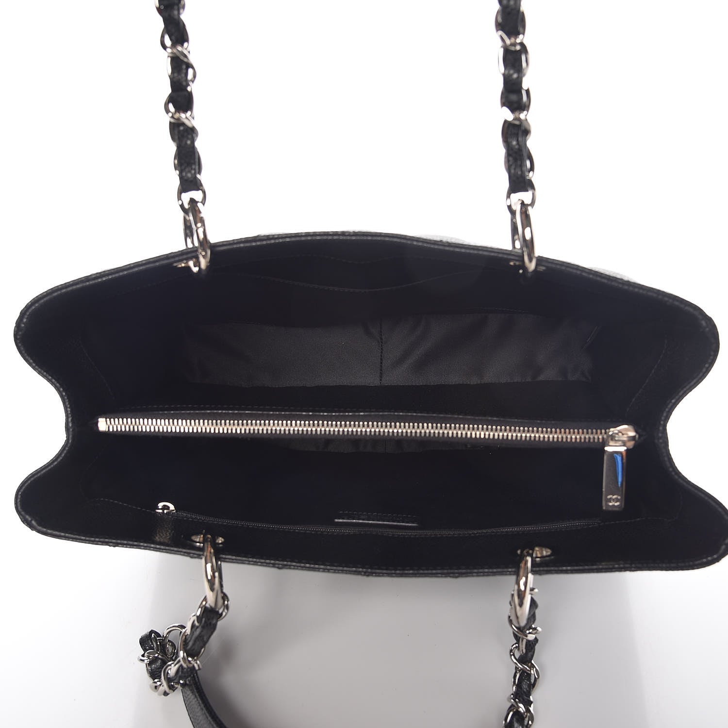 Chanel Caviar Quilted Grand Shopping Tote GST Black 5 of 8