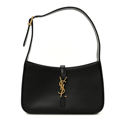 Saint Laurent Smooth Calfskin Le 5 A 7 Hobo Black 1 of 10