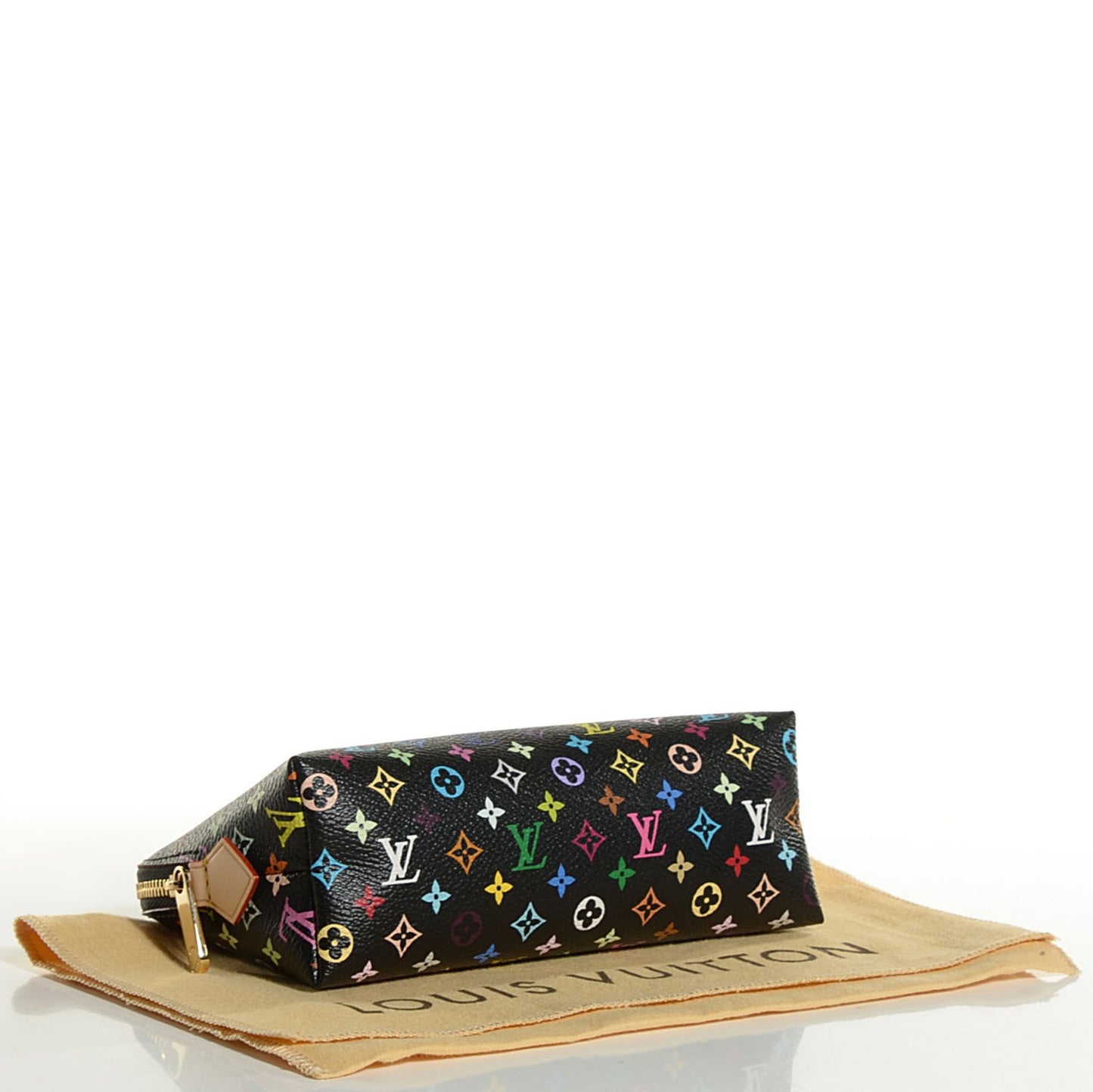 Monogram Multicolor Cosmetic Pouch Black Grenade