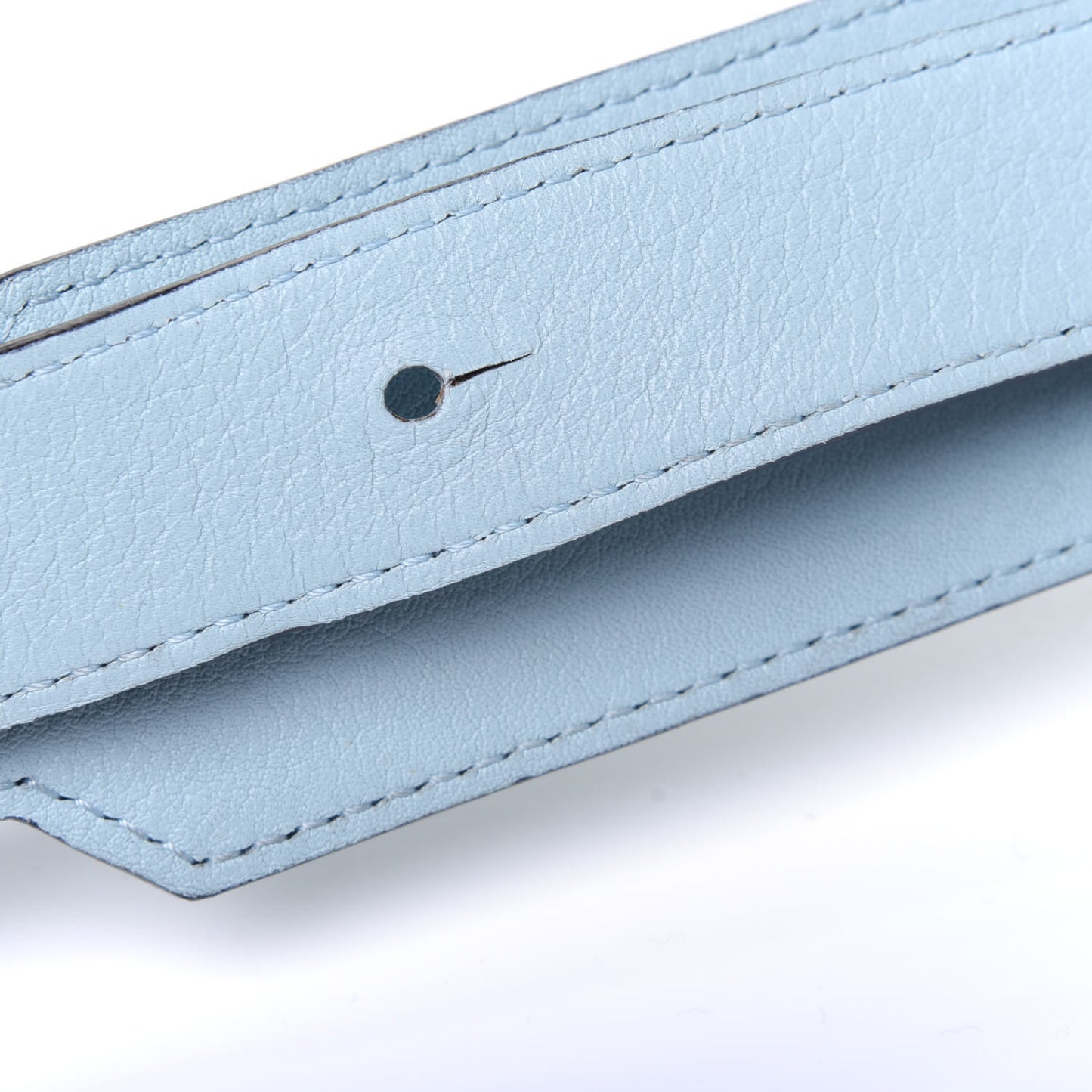 Calfskin Small Puzzle Bag Aqua