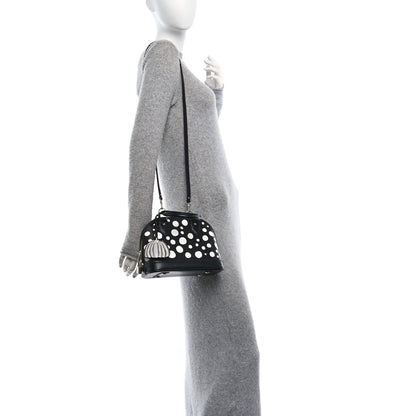 Louis Vuitton X YK Epi Alma BB Black White 2 of 9