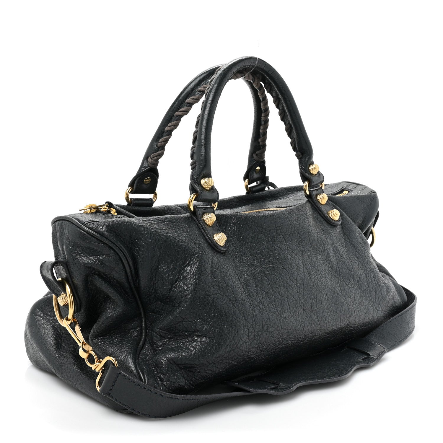 Balenciaga Agneau Giant 12 Gold Hardware Part Time Anthracite 3 of 14