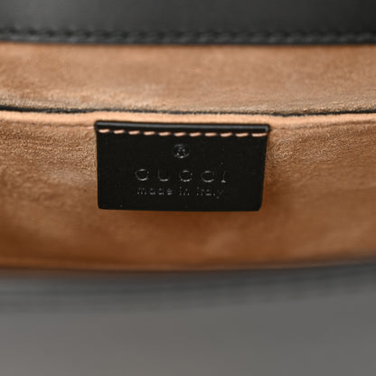 Gucci Calfskin Mini Sylvie Chain Shoulder Bag Black 6 of 11