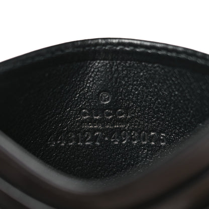 Gucci Calfskin Matelasse GG Marmont Card Holder Black 6 of 7