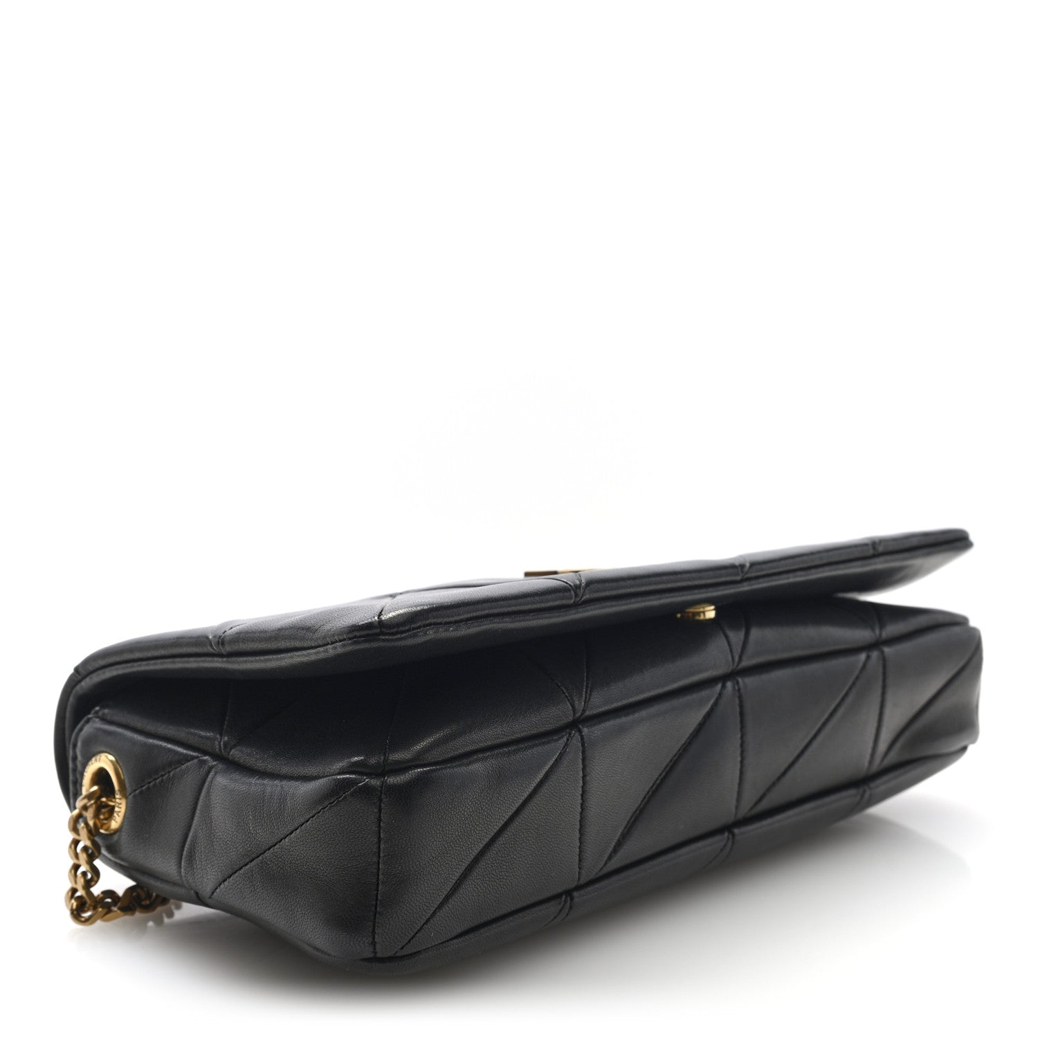 Saint Laurent Lambskin Patchwork Monogram Medium Jamie Black 4 of 9