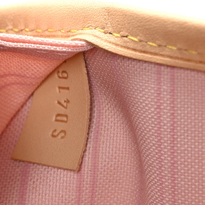 Louis Vuitton Damier Azur Neo Neverfull MM Rose Ballerine 6 of 9