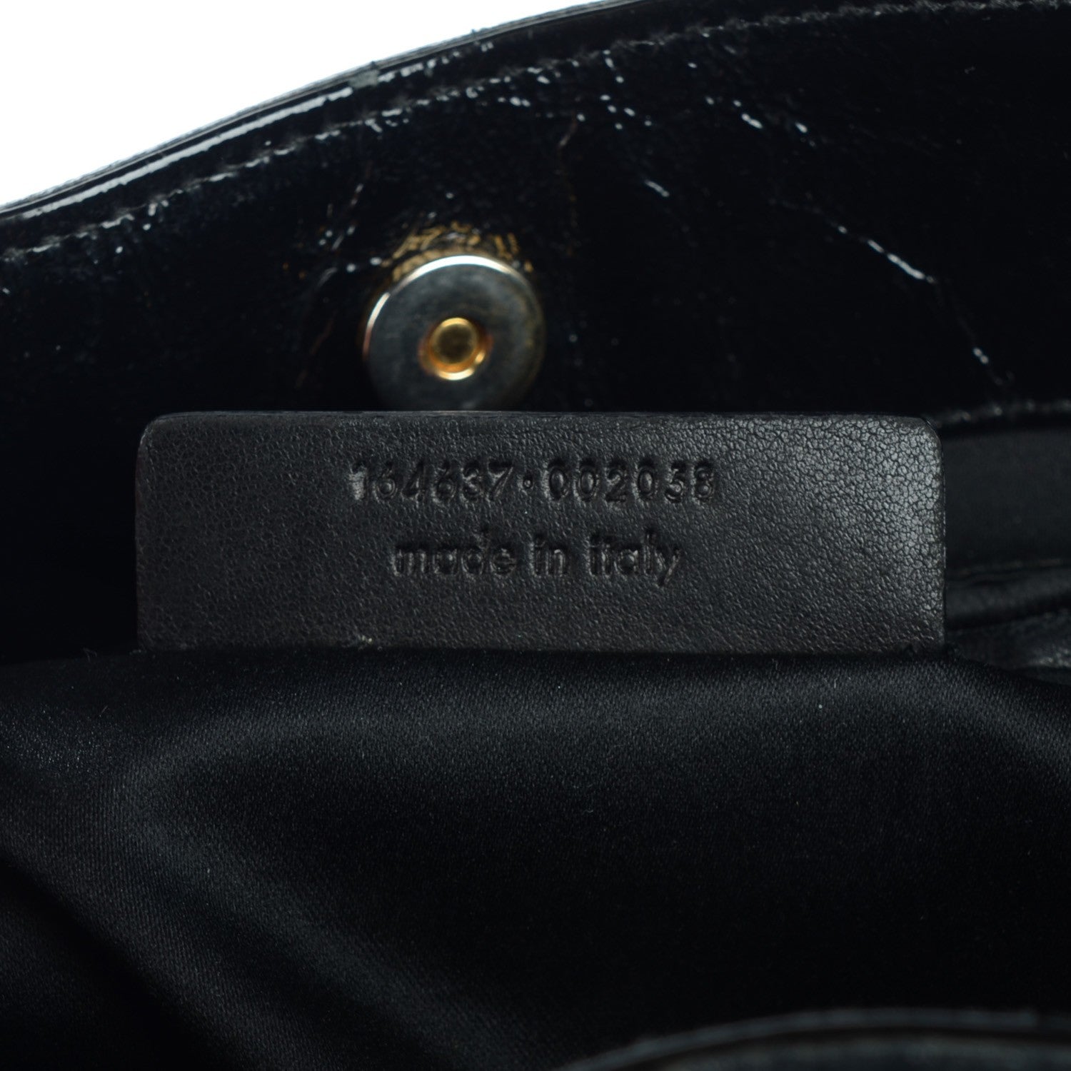Saint Laurent Patent Sac Anais Tote Black 7 of 8