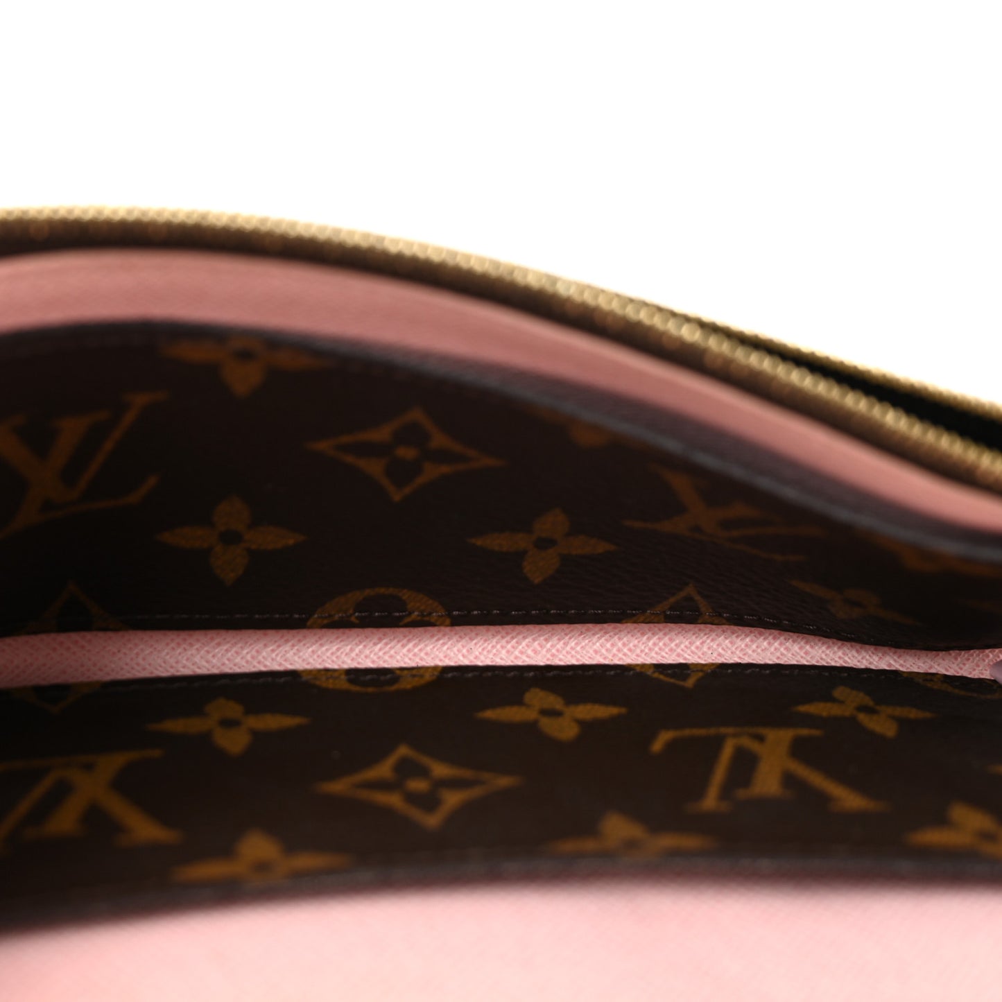 Monogram Emilie Wallet Rose Ballerine