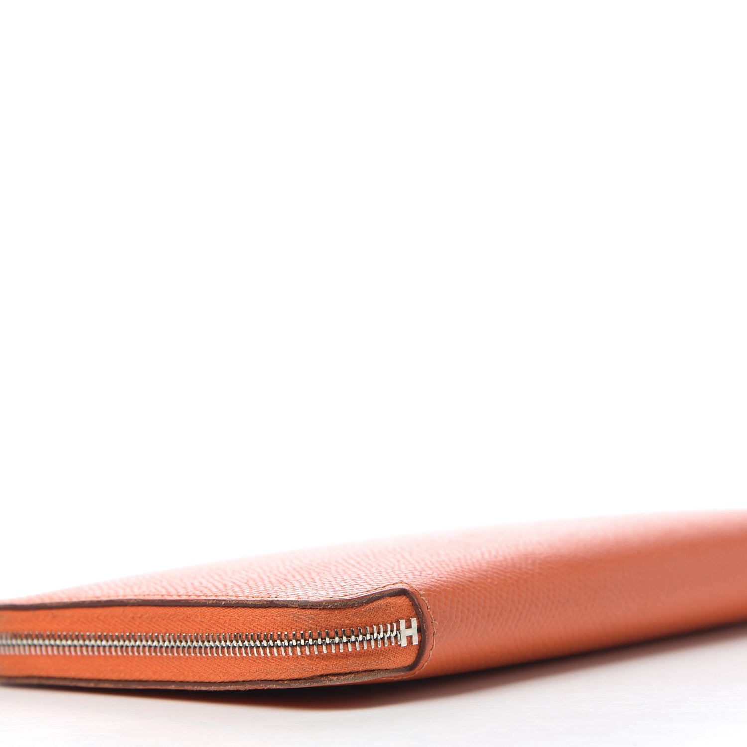 Hermes Epsom Silk'in Wallet Feu 8 of 13