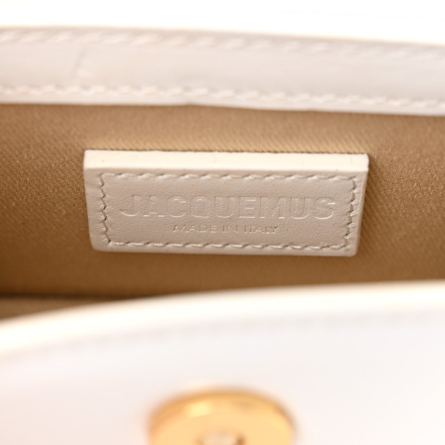 Smooth Calfskin Le Chiquito White