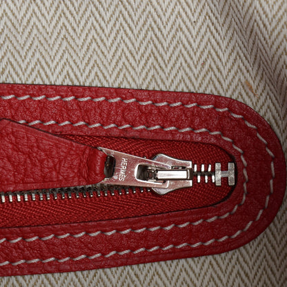 Hermes Vache Country Garden Party TPM 30 Rouge Casaque 11 of 20
