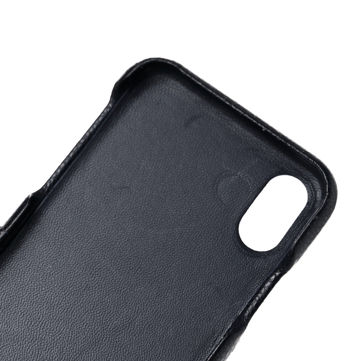 Caviar Quilted iPhone X Coco Tech Case Navy