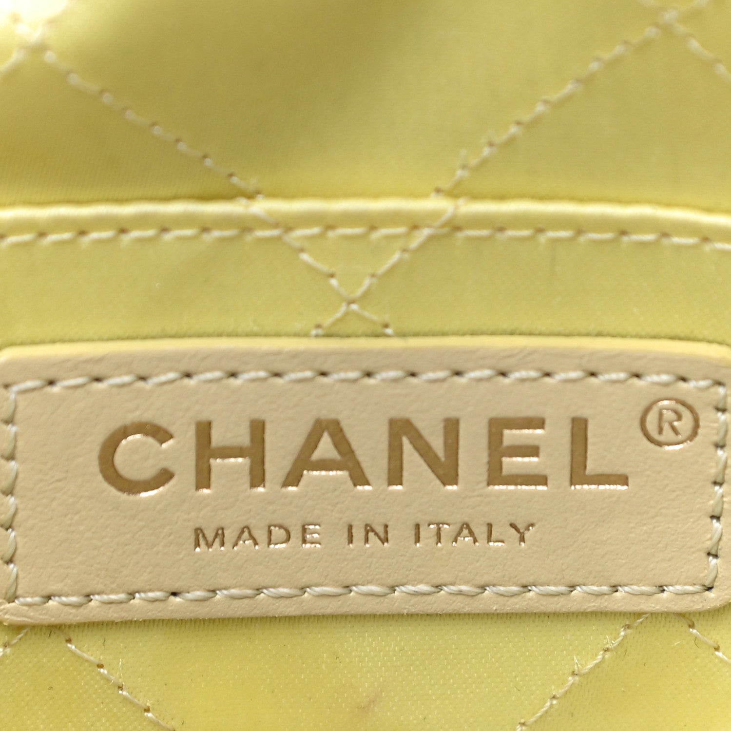 Chanel Lambskin Quilted Diamond Clutch With Chain Light Green 6 of 18